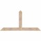 Ekena Millwork Portland Smooth Timber Gable Bracket, Douglas Fir, 72"W x 36"H x 1 1/2"D x 5 1/2"F, 12/12 Pitch GBW072X36X0206POR00SDF - alternate 1